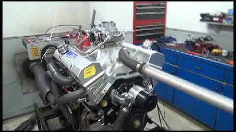 SBC 568HP 383 STROKER ENGINE DYNO RUN FOR JAMES HODGE BY WHITE PERFORMANCE AND MACHINE