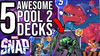 5 AWESOME Pool 2 Decks To Get FAST WINS in Marvel SNAP