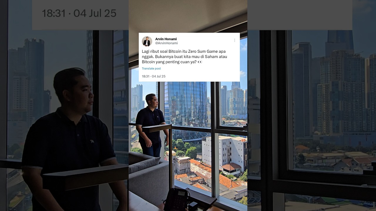 LAGI RIBUTIN SOAL BITCOIN ZERO SUM GAME PADAHAL.. 