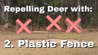 Plastic Deer Fence:  Materials and Installation