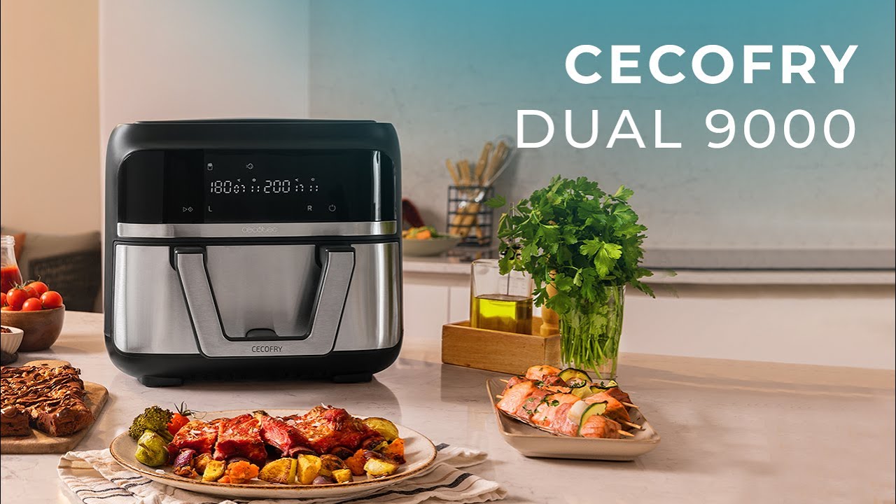 Moulinex XXL y cecotec 9000 dual #freidoeadeaire #airfryer #cecotec #c