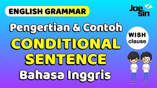 Definition and Examples of Conditional Sentences in English | WISH CLAUSE | Joesin