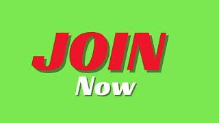 💥 Join Now Green Screen Animation | Call-to-Action Overlay 💥