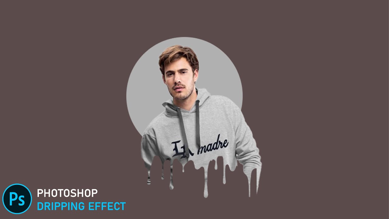 How to create dripping effect in photoshop | photoshop tutorials