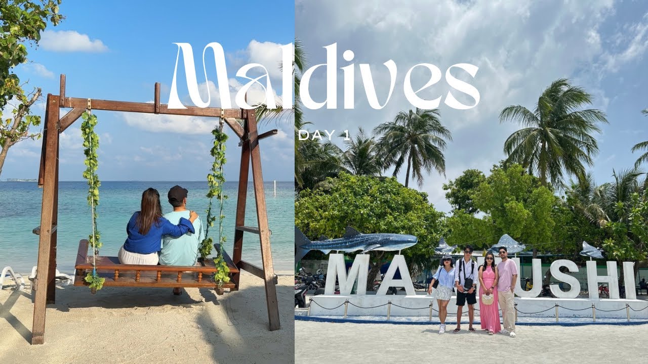 Maldives Vlog 2025| Maafushi Day 1 - Island Vibes Begin!