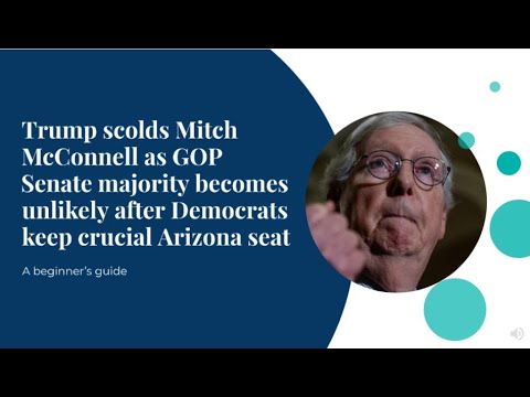 Trump scolds Mitch McConnell as GOP Senate majority becomes ...