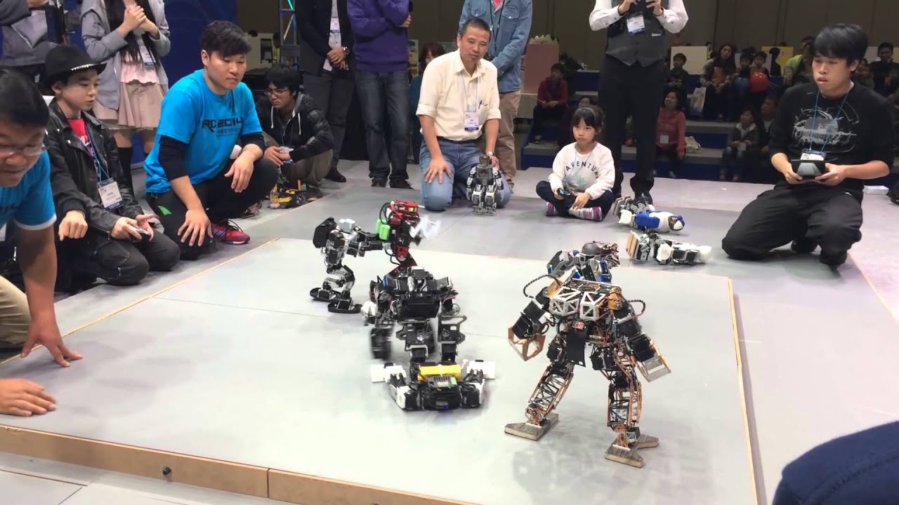 Korea International Robot Contest 2014 Rumble - YouTube