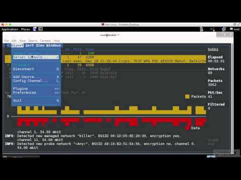 Wireless Hacking 34 Kismet