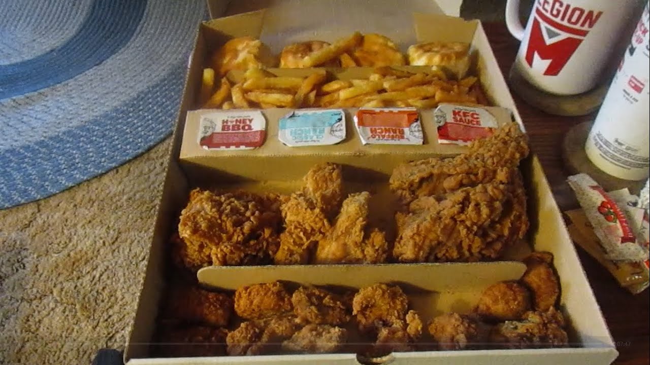 Kfc 20 fill up box youtube
