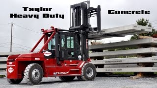Taylor 'TXHSeries' Lift Trucks  Reinforcing the Concrete Industry