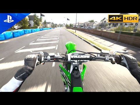 Jogo do Moto realista Corrida na Chuva Forte (PS5) Ride 4 Gameplay 4k HDR  60FPS Circuito Daytona USA 