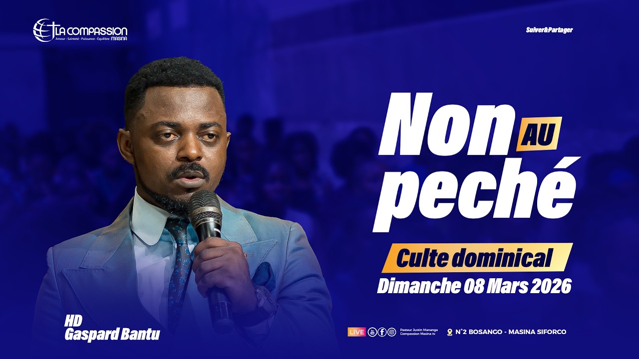 NON AU PECHE - HD GASPARD BANTU - DIM 08.03.2026