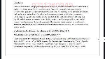 BSW 128 SOLVED ASSIGNMENT 2025-26