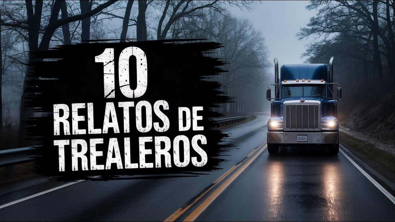 10 EXPERIENCIAS DE TERROR DE TRAILEROS EN LA FRONTERA | RELATOS DE MIEDO EN CAMINOS OSCUROS