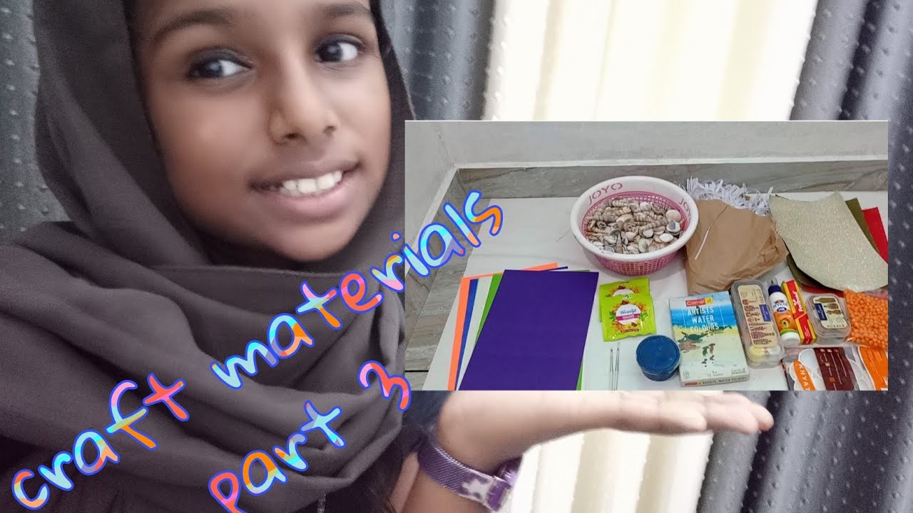 craft materials part 3/Craft materials with prices/My stationary and craft collection YouTube