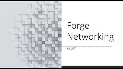 Forge Networking Alloy Introduction - Unity Engine