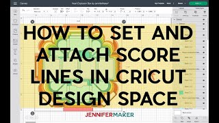 Cricut Scoring Tools and Tips: How to Attach Score Lines - Jennifer Maker