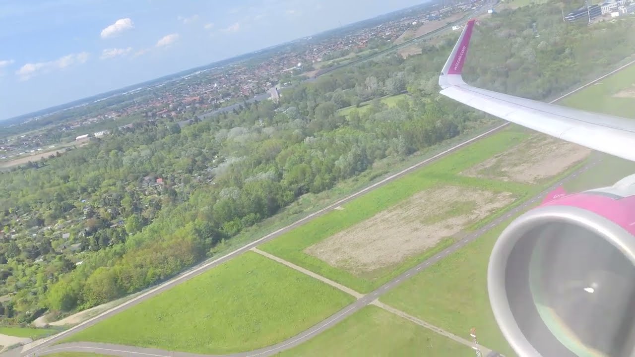 WIZZ AIR A321NEO PW1100G Take-off from Warsaw [4K] #wizzair #a321neo #warsaw #takeoff