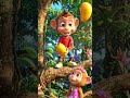 🐵🌈 Bandar & Bandariya's Rainbow Mango Adventure 🍋✨ | Cute Monkey Friendsh Story | Kids Cartoon Short