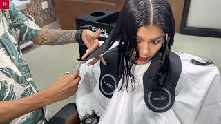 Long bob haircut Tutorial || Short Hair Cut