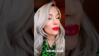 Easy Hairstyle with this infinity braid #create #dyson #hair #hairdresser #hairstyles #braid #easy