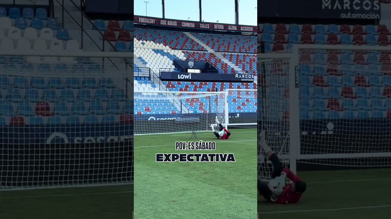 Expectativa VS realidad de la mañana de sábado. #LevanteUD #LaLiga #VillarrealLevanteUD