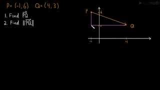 1.1 Vector Between Two Points and Vector Length (example)
