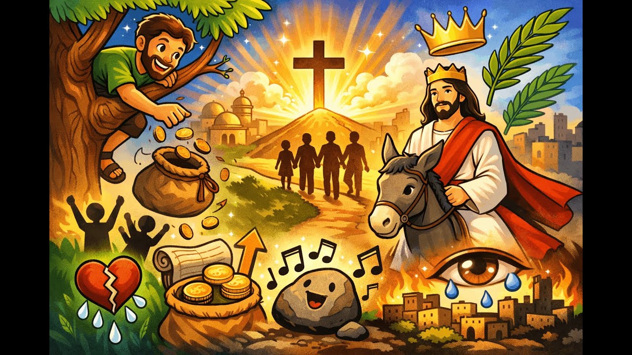 Luke 19 லூக்கா 19  இயேசு வந்தாரே