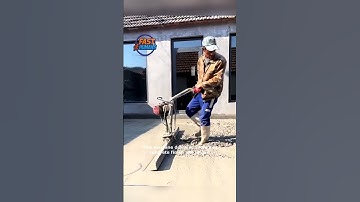 Mind Blowing Concrete Leveling Machine!
