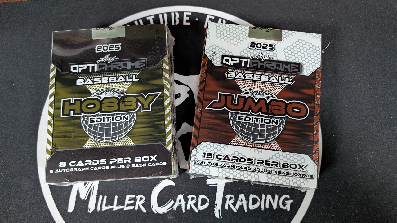 NEW CHROMIUM CARDS!  2025 Leaf Optichrome Baseball!  HOBBY & JUMBO BOXES!