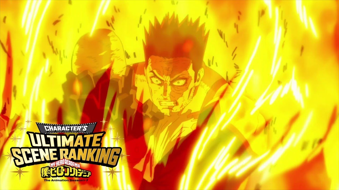 エンデヴァー：Ep.148「焼身照命!! 手負いのヒーロー」より②／『僕のヒーローアカデミア』7期