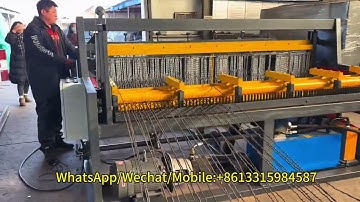 6-14mm Hydraulic crimped wire mesh machine for quarry vibrating screen #crimped #screen #mining