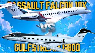 Why I Choose the Dassault Falcon 10X Over the Gulfstream G800