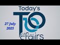 Today's Top10 current affairs|latest news for All Exams|SSC,UPSC,Railway|#ytvideo #👍#share#subscribe