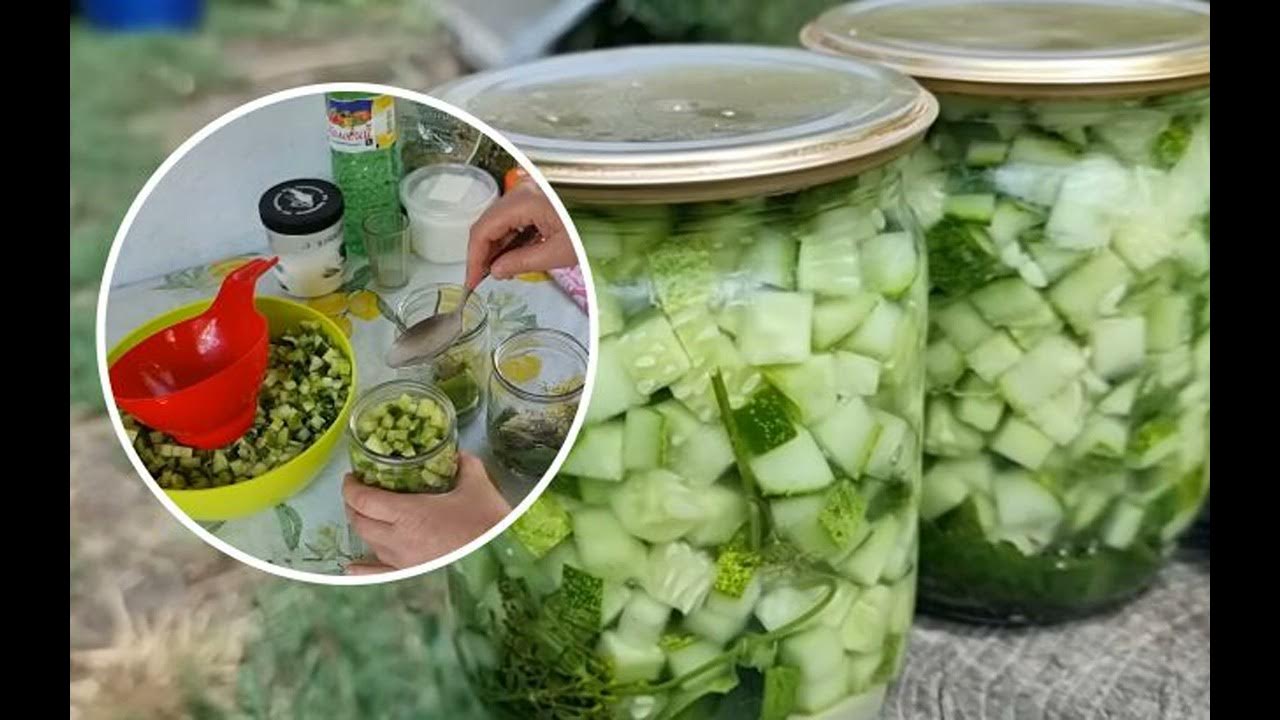 Рецепт заправки из огурцов на зиму