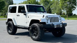 2017 Jeep Wrangler Sahara 4x4 3.6  w/t Rough Country suspension, AEV wheels & Fierce tires #707412