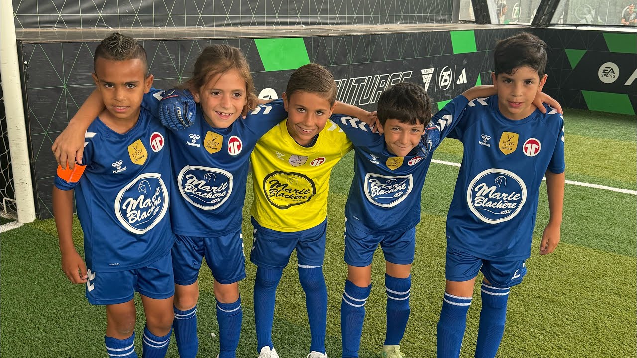 Tournoi au Z5. La victoire pour la Aix ACADEMY. Ilyes - Paolo - Léon - Milhan - Alessio