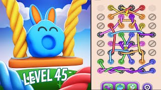 🏅 TWISTED TANGLE 🤪 Level 45 🧩 Gameplay Walkthrough