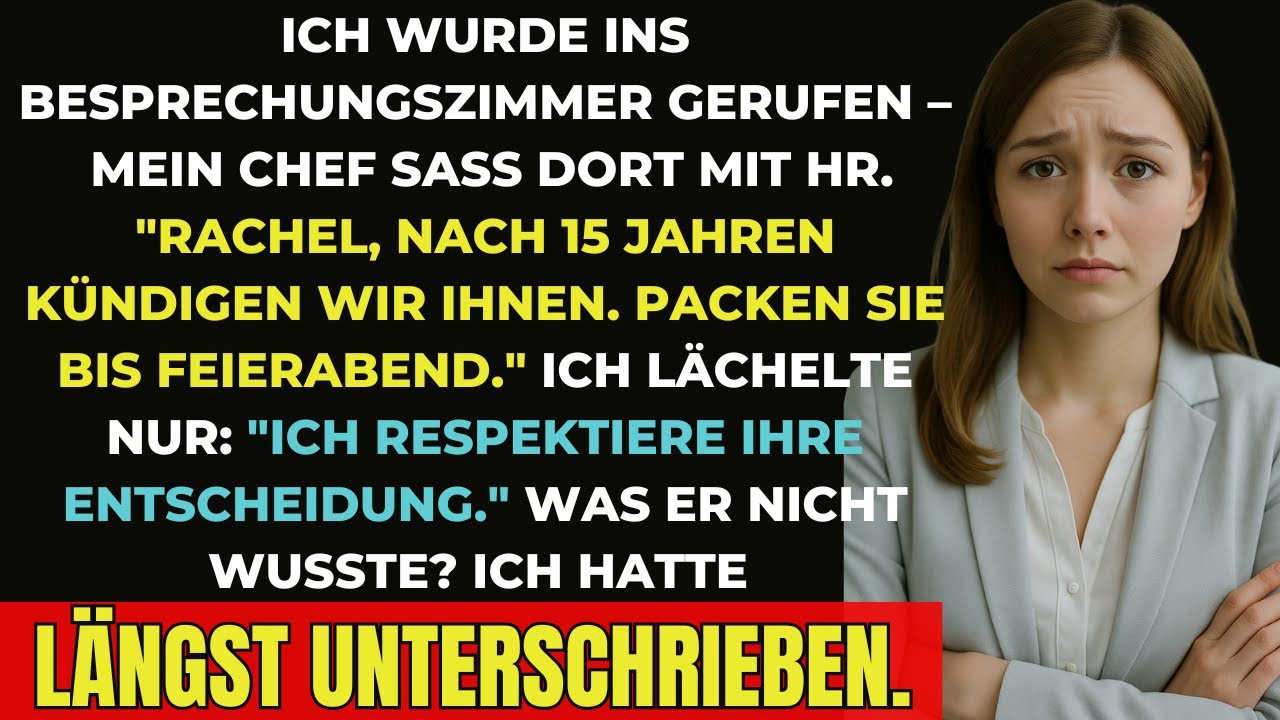 Ich wurde gefeuert – doch mein Chef hatte keine Ahnung, was ich heimlich vorbereitet hatte