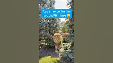 You can now control how hard ChatGPT thinks 🤔 #chatgpt #gpt5 #ai