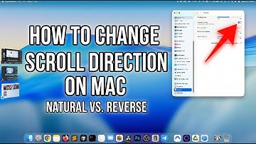 Hoe de scrollrichting te veranderen op MacOS 26