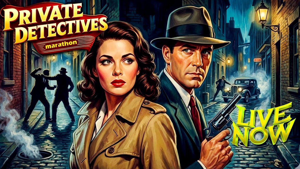 Detective Mix Old Time Radio Marathon Dragnet Philip Marlowe Suspense Johnny Dollar | 12 Hours