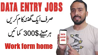 Data Entry Jobs Work From Home || Remote Data Entry Jobs || Real Data Entry Work