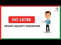 Iso 18788 certification  management system for private security operations  shamkris group