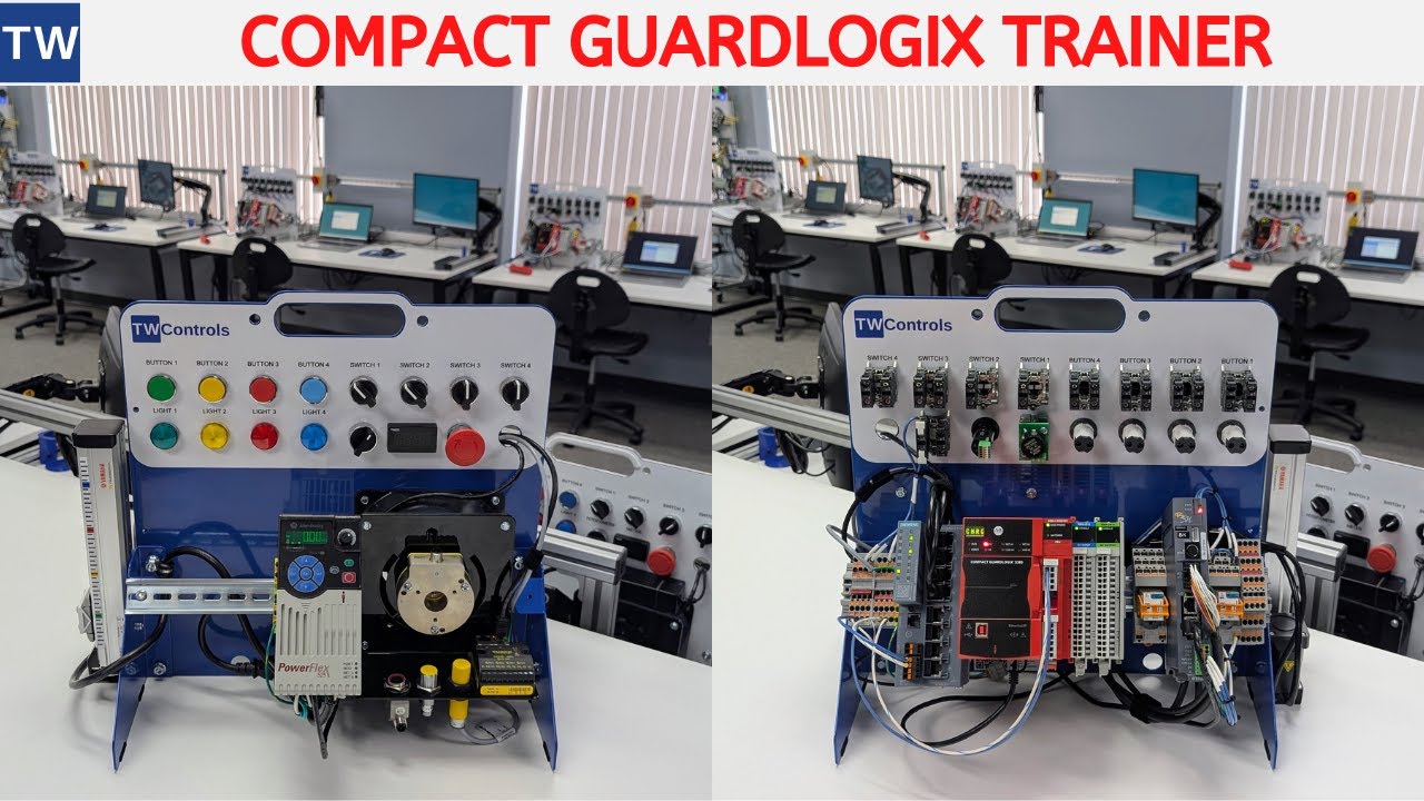 CompactLogix & Micro850 PLC Trainer - IO Link and Sensors — TW