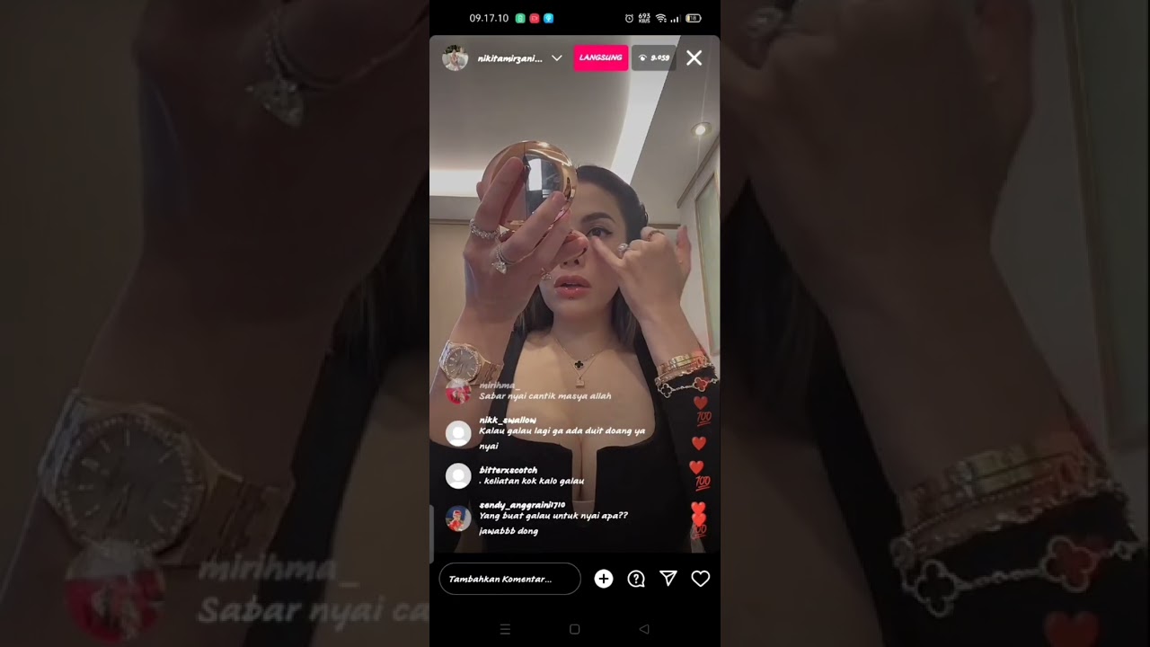 live nikita mirzani terbaru palangkaraya bening klinik