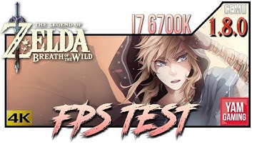 Zelda BOTW [Cemu 1.8.0] (4k) Better performance/Less graphic glitches