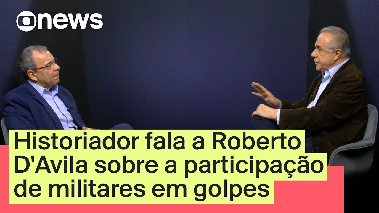 Roberto D'Avila conversa com Carlos Fico sobre a história do intervencionismo Militar no Brasil