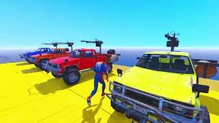 Spider-Man vs Iron Man vs Venom | Epic GTA 5 Superhero Battle to Rescue Batman