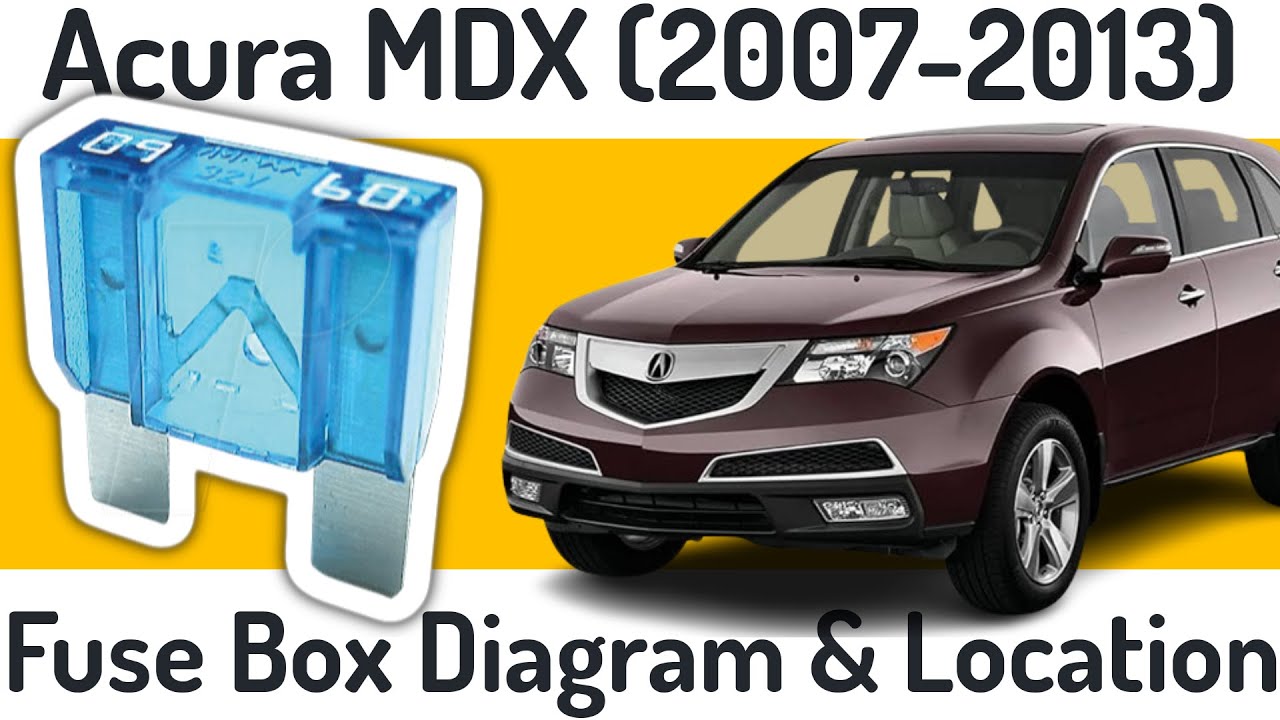 2009 acura mdx cigarette lighter fuse location Acura MDX (YD2) 2007-2013